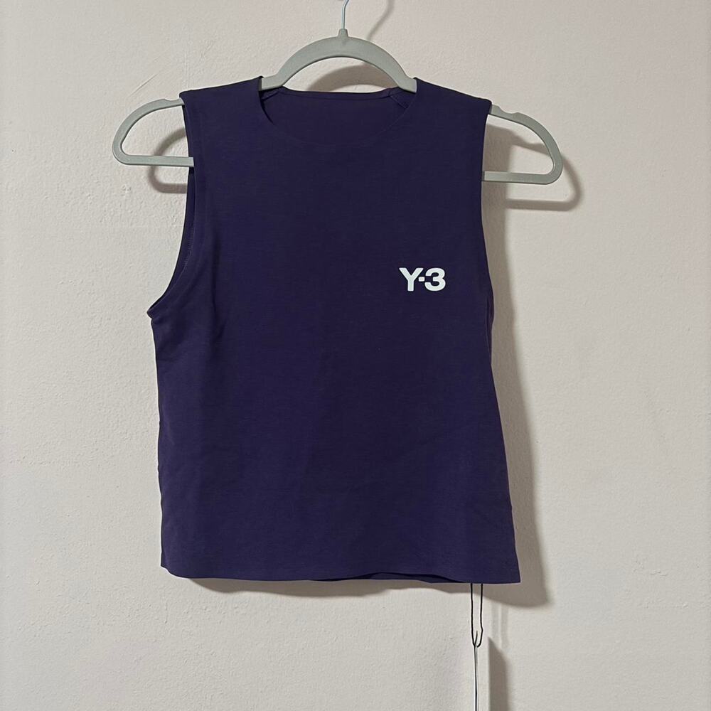 Adidas y 3 purple tank top